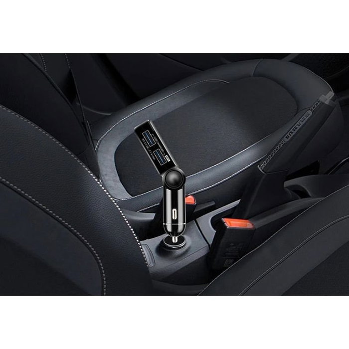 Fonestar TL-3UB Transmisor FM Bluetooth con USB y Manos Libres con Micrófono para Coche